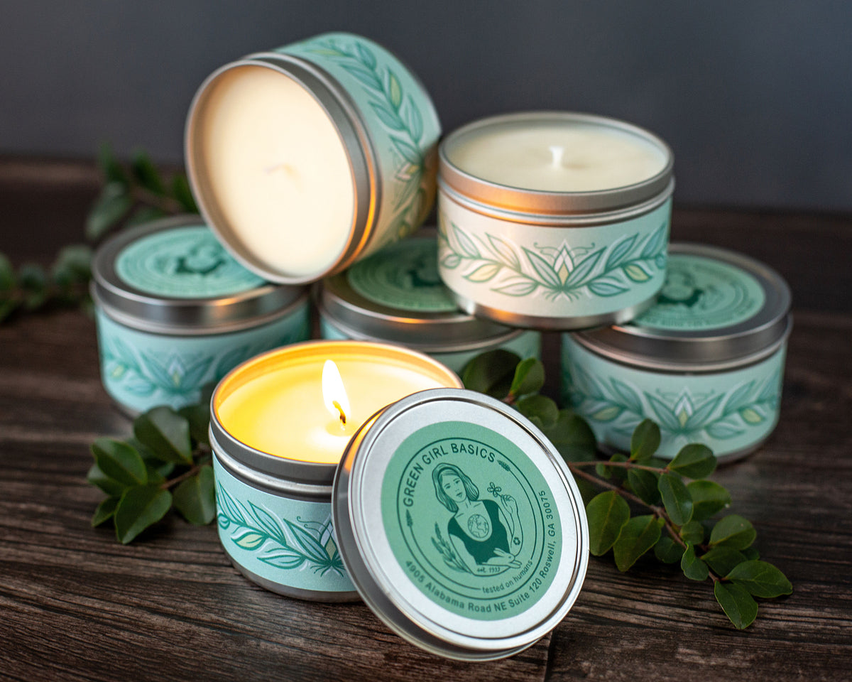 PlantBased Candles Green Girl Basics