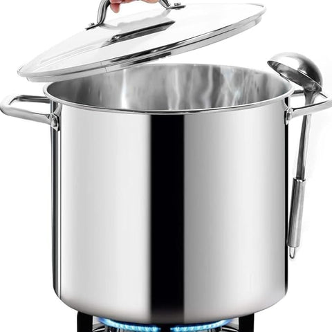 Commercial Stainless Steel Stock Pot