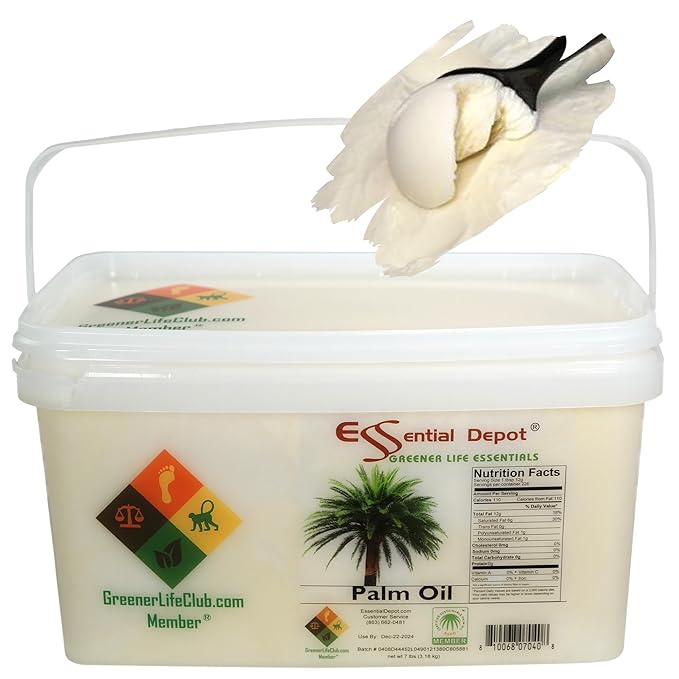 Organic Sustainable Palm Oil for Soap Making