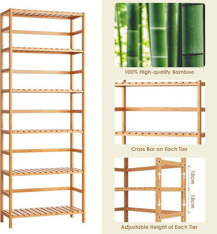 Soap Curing Rack 6 Tier Bamboo